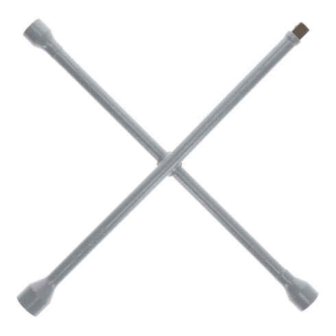 Gedore kruissleutel, voor auto's, 17 x 19 x 21 mm x 1/2", wielkruissleutel, bandenwissel auto, gereedschap, 28 PUV