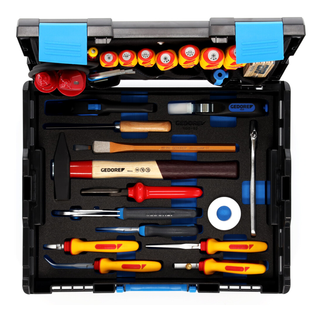 Gedore L-BOXX 136 con assortimento da elettricista, 36pz.
