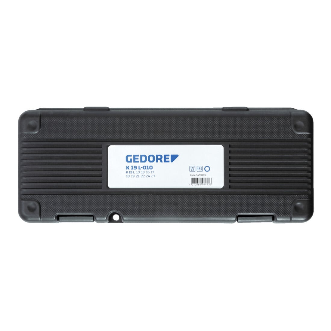 Gedore Lange kracht-dopsleutelset 1/2" 10-dlg.