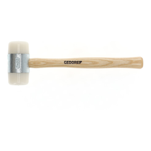 Gedore Lederhamer met houten steel, Ø 60 mm, gesmeed, 225 E-60