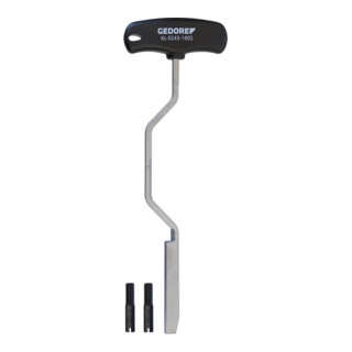 Gedore Levier de fixation avec goupille de guidage