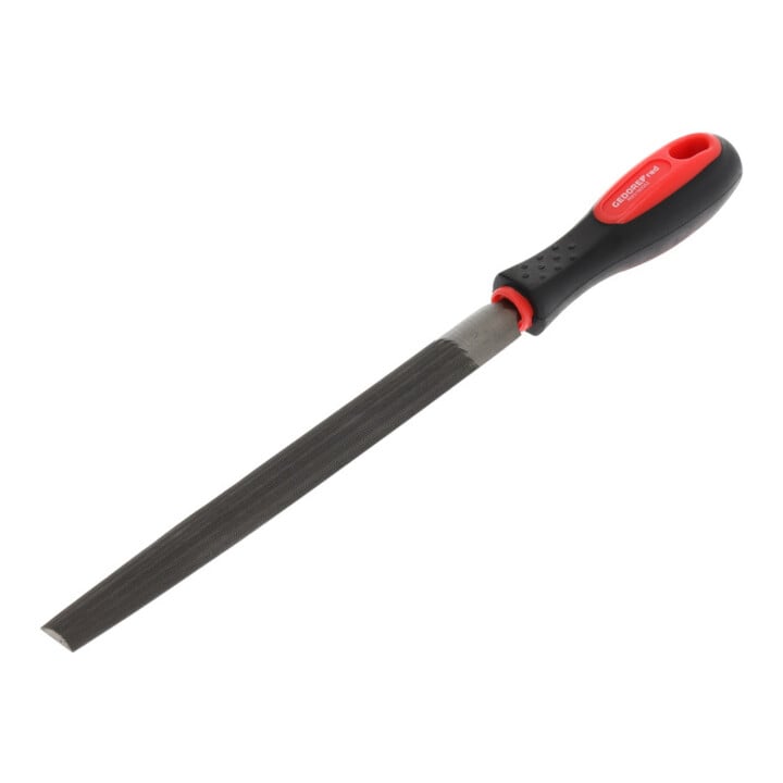Gedore Lime demi-ronde grain 2 310 mm poignée 2K