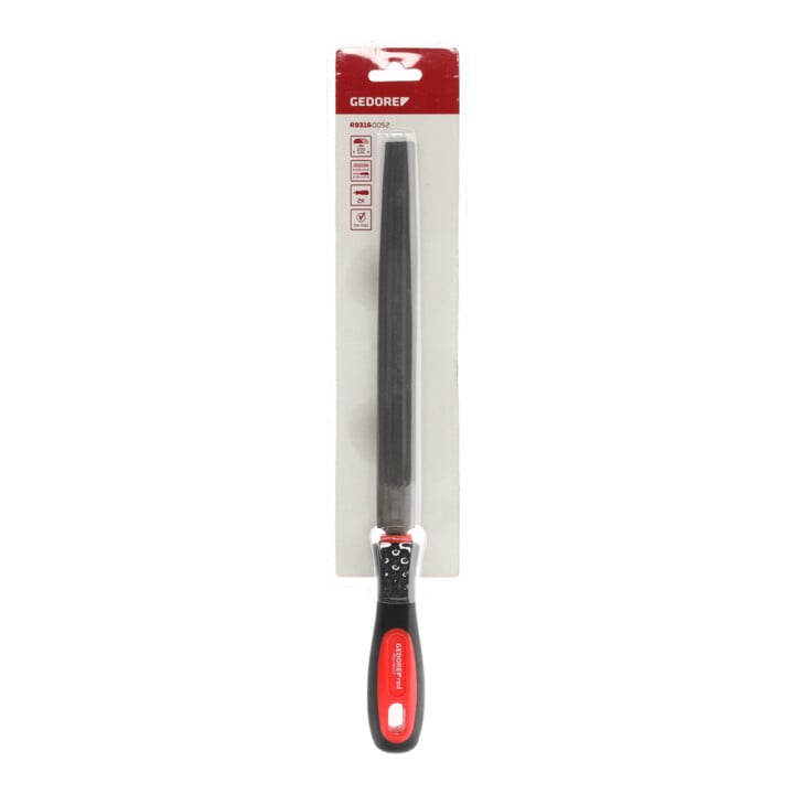 Gedore Lime demi-ronde grain 2 310 mm poignée 2K