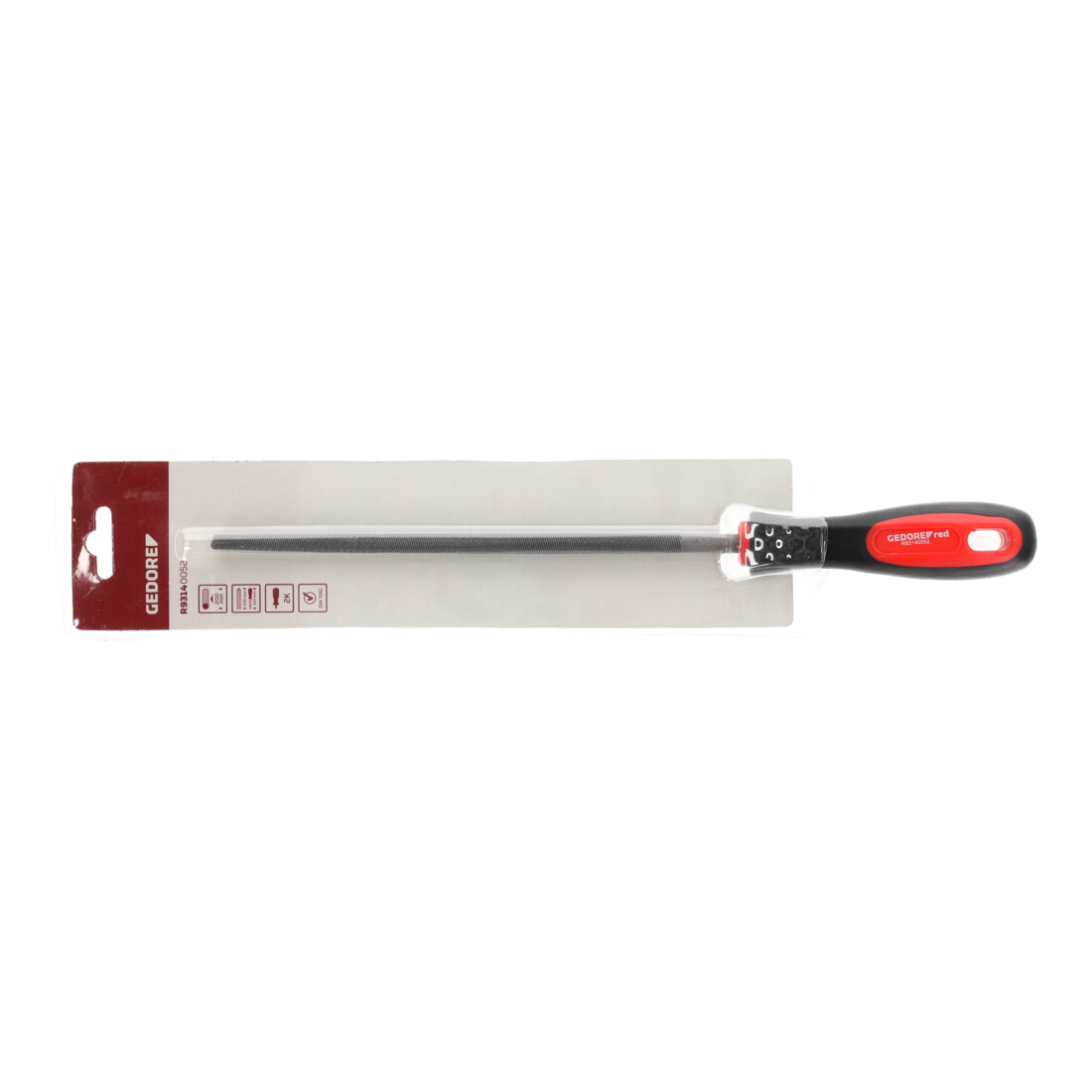 Gedore Lime ronde grain 2 310 mm avec poignée bi-matière