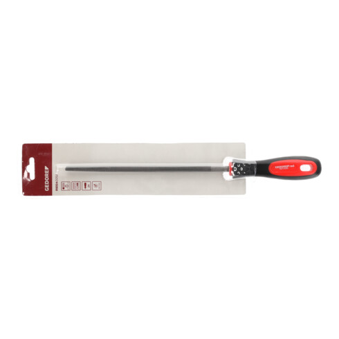 Gedore Lime ronde grain 2 310 mm avec poignée bi-matière
