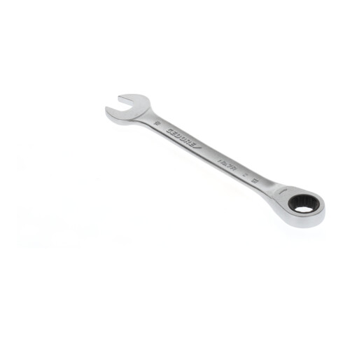 Gedore Maulschlüssel mit Ringratsche, SW 15 mm, flach, 12-kant, UD-Profil, Schraubenschlüssel, 7 R 15