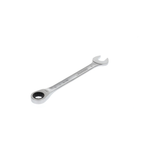 Gedore Maulschlüssel mit Ringratsche, SW 17 mm, flach, 12-kant, UD-Profil, Schraubenschlüssel, 7 R 17