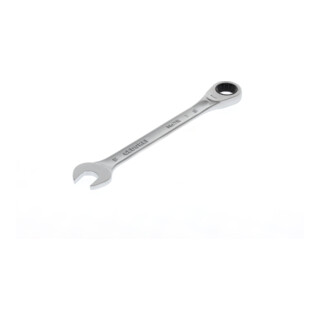 Gedore Maulschlüssel mit Ringratsche, SW 18 mm, flach, 12-kant, UD-Profil, Schraubenschlüssel, 7 R 18