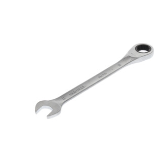 Gedore Maulschlüssel mit Ringratsche, SW 32 mm, flach, 12-kant, UD-Profil, Schraubenschlüssel, 7 R 32