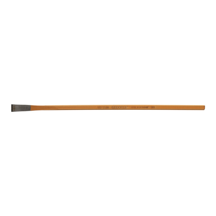 Gedore Meißel für Elektriker, Schlitz, Schneide 7 mm breit, 250 mm lang, gehärteter Stahl, 112-2510
