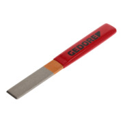 Gedore Meißel, Schlitzmeißel mit Plastikgriff, Spitzwinkel 60°, Schneide 26 mm breit, 240 mm lang, gehärteter Stahl, 104 P-2