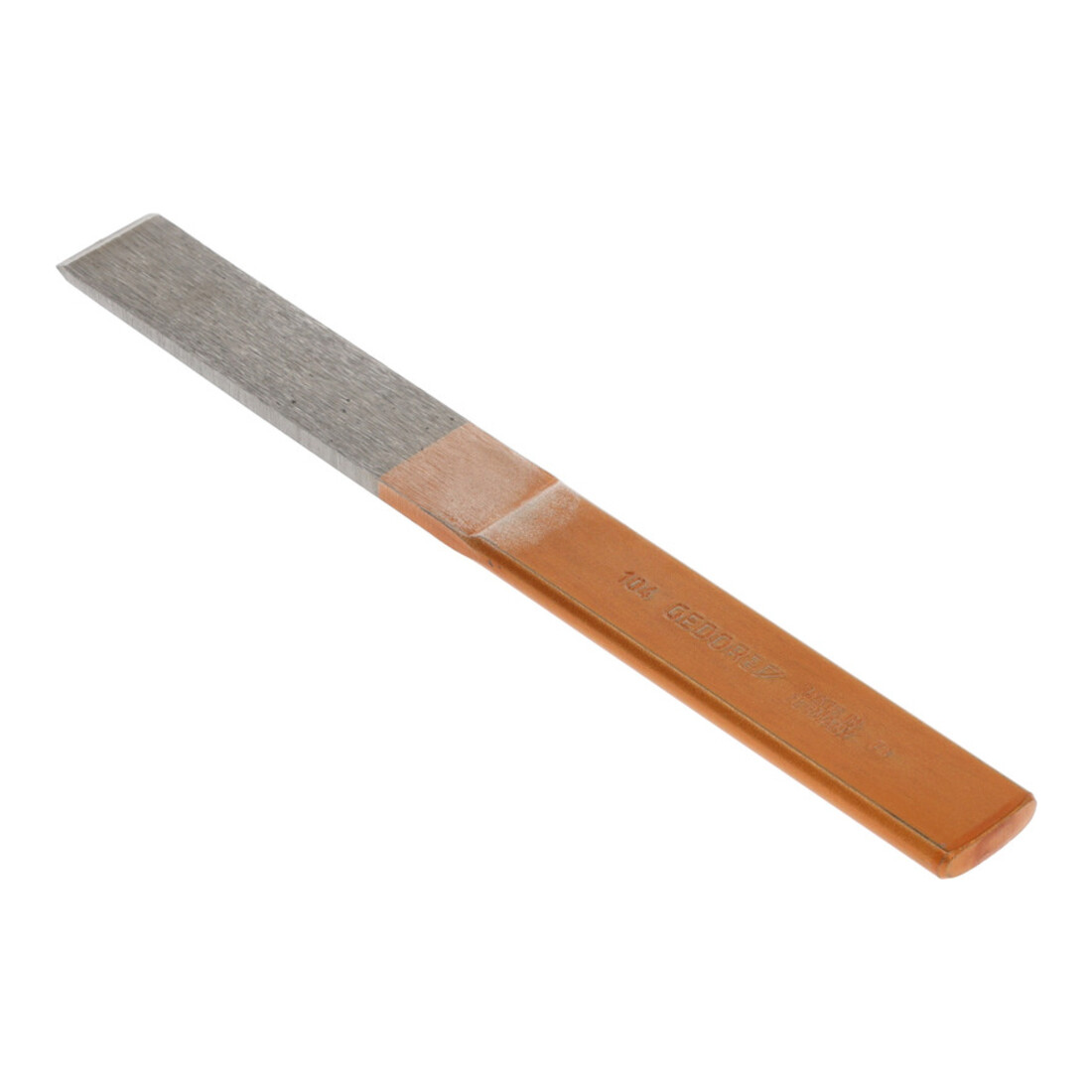 Gedore Meißel, Schlitzmeißel, Spitzwinkel 60°, Schneide 26 mm breit, 240 mm lang, gehärteter Stahl, 104
