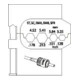 Gedore 8140-12 Modul-Einsatz für Lichtwellenleiter