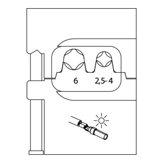 Gedore 8140-24 Modul-Einsatz für Multi Contact MC3