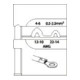 Gedore 8140-05 Modul-Einsatz für unisolierte Kabelschuhe 0,5-2,5/4-6