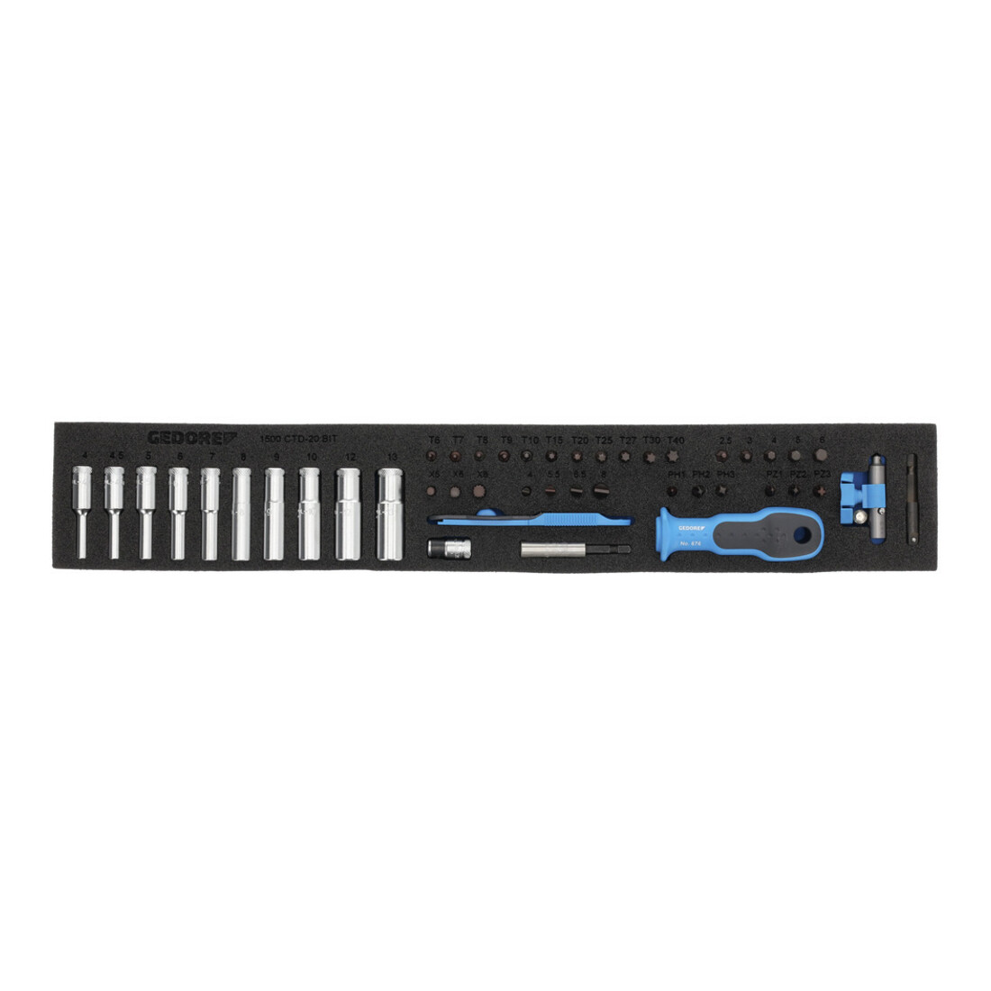 Gedore module assortiment groot, 325 -delig