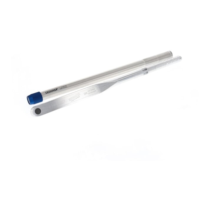 Gedore momentsleutel Dremometer DR, 155-760 Nm, 3/4" in kunststof doos, met aluminium verlengstuk