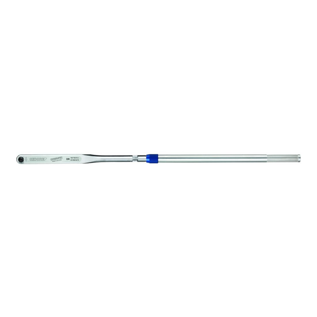 Gedore momentsleutel Dremometer DRL, 140-760 Nm, in kunststof doos, met aluminium verlengstuk