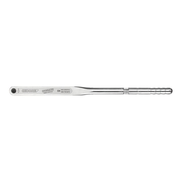 Gedore momentsleutel Dremometer DX, 520-1000 Nm, in kunststof doos, met aluminium verlengstuk