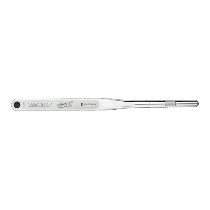 Gedore momentsleutel Dremometer E 750-2000 Nm met 2 verlengbuizen