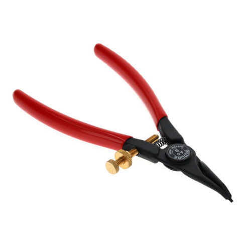 Gedore Sicherungsringzange für Außenringe, gebogene Form (30 Grad), Form A