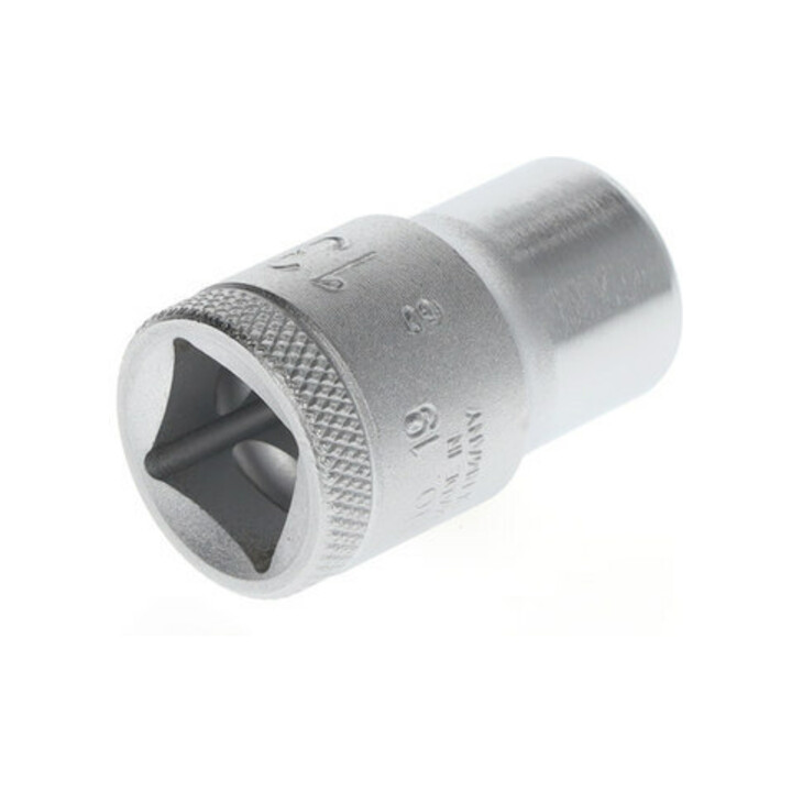 Gedore Nuss 1/2'' 12,5 mm Antrieb, 6-kant 13 mm, verchromter Stahl, 19 13