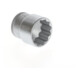 Gedore Nuss, 3/8'' 10 mm Antrieb, 12-kant, 24 mm Weite, Werkzeug, D 30 24, Stahl verchromt-5