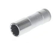 Gedore 3/8" 12-kant lange dop sleutel inzetstuk