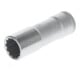 Gedore Nuss lang, 3/8'' 10 mm Antrieb, 12-kant, 15 mm Weite, Stahl verchromt