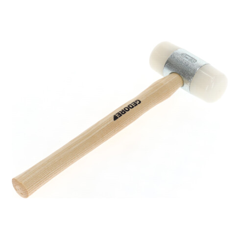 Gedore Nylonhamer met houten steel, lederhamer, Ø 50 mm, espensteel, gesmeed, 225 E-50