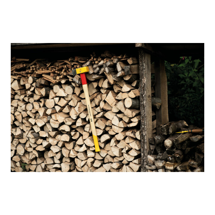 Gedore OCHSENKOPF Profi-Spalthammer Big Ox, Mit Rotband-Plus Stielbefestigung, Langlebiger Stiel aus Hickoryholz