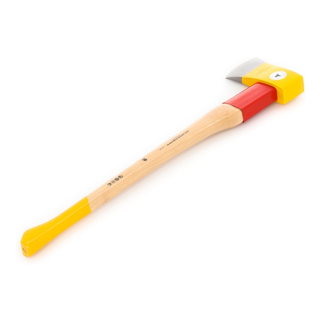 Gedore OCHSENKOPF Spalt-Fix-Axt, Spaltaxt mit Rotband-Plus Stielbefestigung, Langlebiger Stiel aus Hickoryholz, 3,55 kg