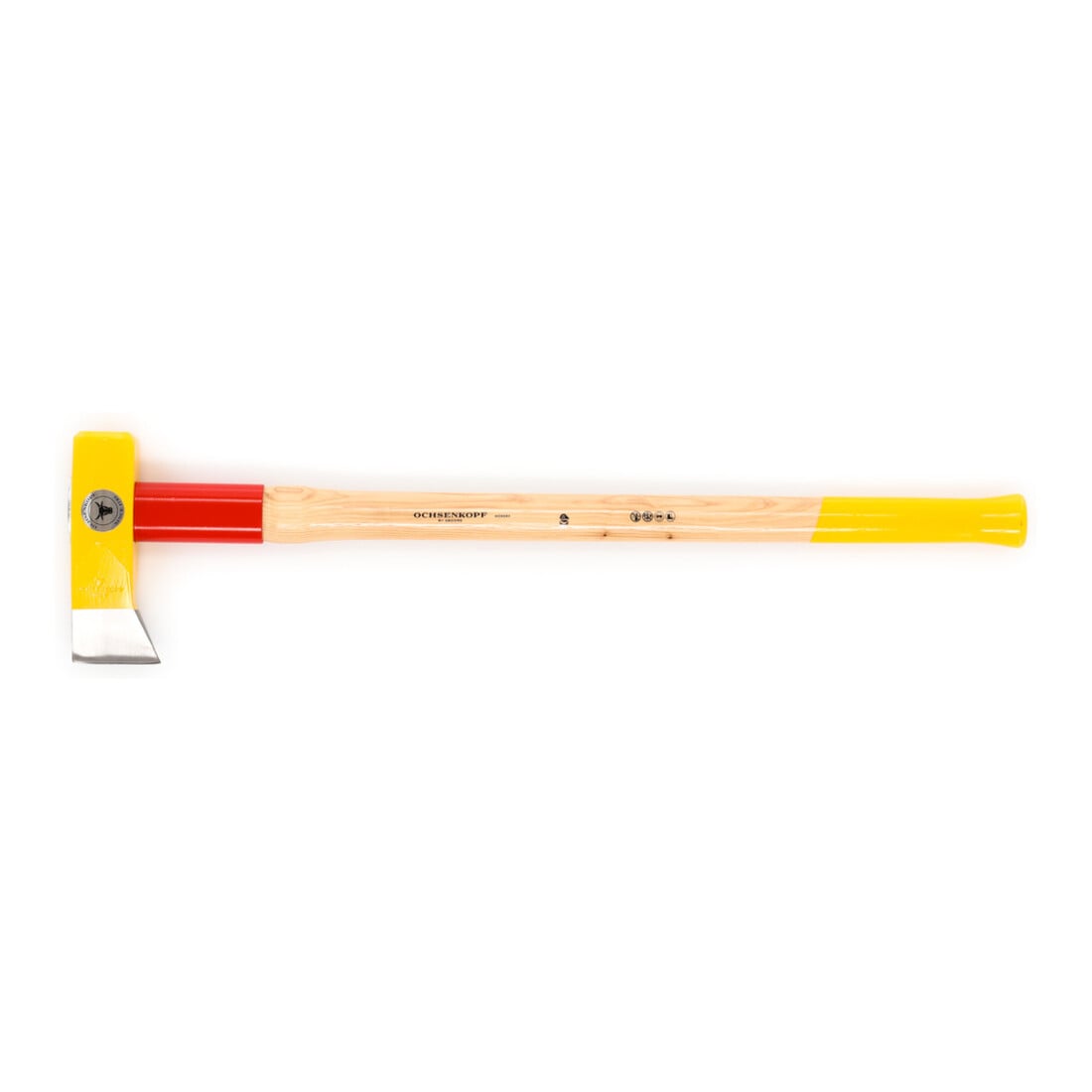 Gedore OCHSENKOPF Spalthamer, slank model met Rotband-Plus steelbevestiging, duurzame Hickorysteel