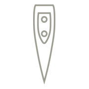 Gedore OCHSENKOPF Spalthammer, Schlanke Form mit Rotband-Plus Stielbefestigung, Langlebiger Stiel aus Hickoryholz