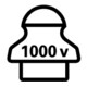 Gedore Panno di copertura in gomma VDE VDE 910 100, 1000x1000mm-4