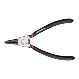 Pince Gedore rouge pour circlips pour anneaux de retenue extérieurs droite