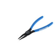 Gedore Pinza montaggio per anelli di sicurezza interni, becchi dritti, Ø albero: 8-13 mm, Ø punte: 0,9 mm, acciaio, 8000 J 0