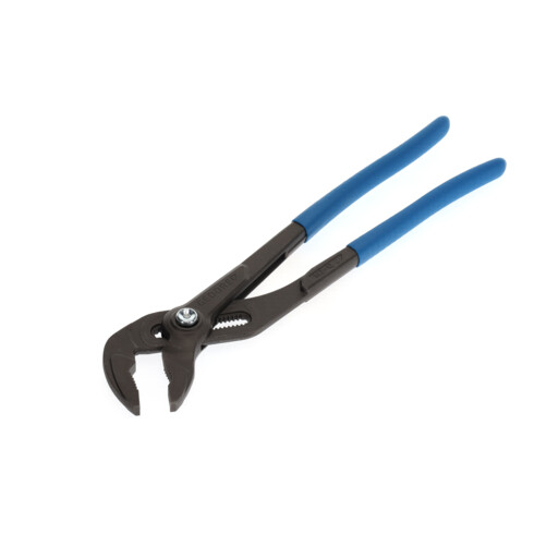 Gedore Pinza per pompa acqua, apertura fino a 44 mm, bloccabile con pulsante, protezione morsetto, piatta, cromata, 142 12 TL