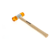Gedore Plastikhammer, Ø 32 mm, Auswechselbare Köpfe aus Cellulose-Acetat, Robuster Stiel aus Esche-2
