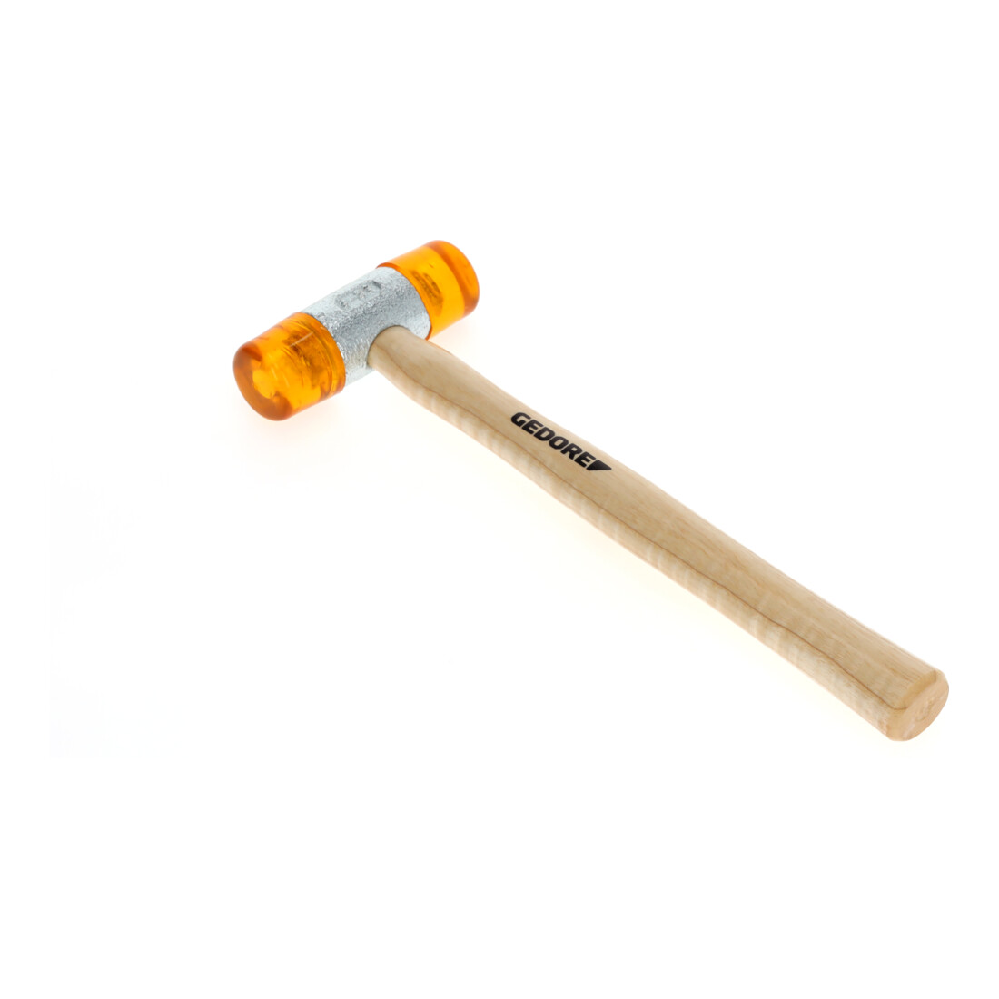 Gedore Plastikhammer, Ø 32 mm, Auswechselbare Köpfe aus Cellulose-Acetat, Robuster Stiel aus Esche