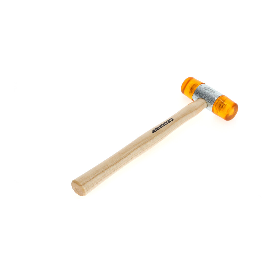 Gedore Plastikhammer, Ø 32 mm, Auswechselbare Köpfe aus Cellulose-Acetat, Robuster Stiel aus Esche