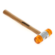 Gedore Plastikhammer, Ø 40 mm, Auswechselbare Köpfe aus Cellulose-Acetat, Robuster Stiel aus Esche-5