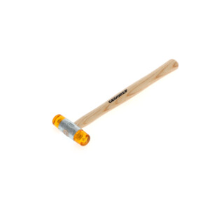 Gedore Plastikhammer, Ø 22 mm, Auswechselbare Köpfe aus Cellulose-Acetat, Robuster Stiel aus Esche