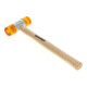 Gedore Plastikhammer, Ø 32 mm, Auswechselbare Köpfe aus Cellulose-Acetat, Robuster Stiel aus Esche