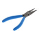 Gedore Platbekzange, lange Backen, gezahnt, recht, inductief gehard, antislip-handgreep, lengte 140 mm, 8132-140 TL-4