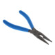 Gedore Platbekzange, lange Backen, gezahnt, recht, inductief gehard, antislip-handgreep, lengte 140 mm, 8132-140 TL-5