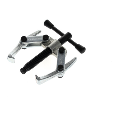 Gedore Polklemmenabzieher bis 60 mm, 2-armig, für Kleinteile, Kugellager, Scheibenwischer, 40 mm Spanntiefe, 1.12/02