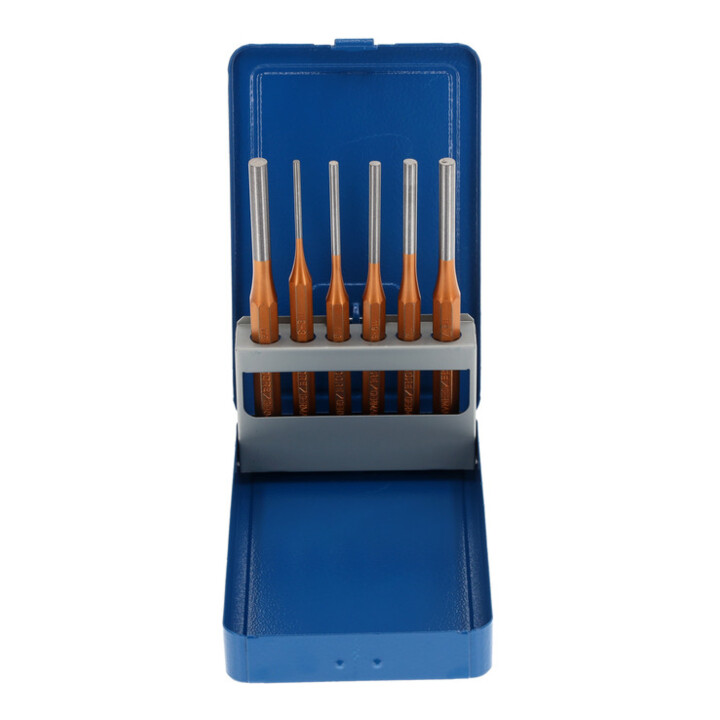 Gedore ponsen set 6-delig in metalen opvouwbaar etui