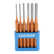 Gedore ponsen set 6-delig in PVC houder