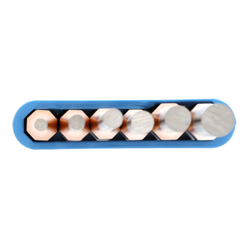 Gedore ponsenset, lange vorm 175 mm, 6 stuks in PVC houder